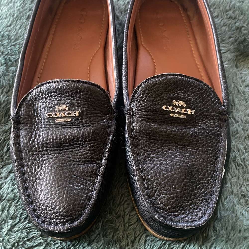Coach leather loafers size 6.5
